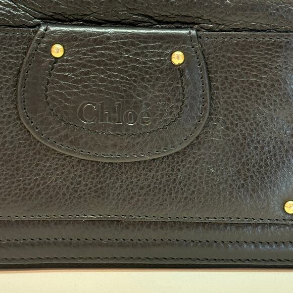 Chloe Black Leather Paddington Wallet With Key Use As Clutch - Picture 2 of 12